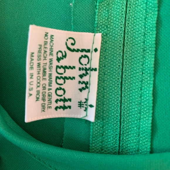 Vintage John Abbott Green top - Picture 3 of 7